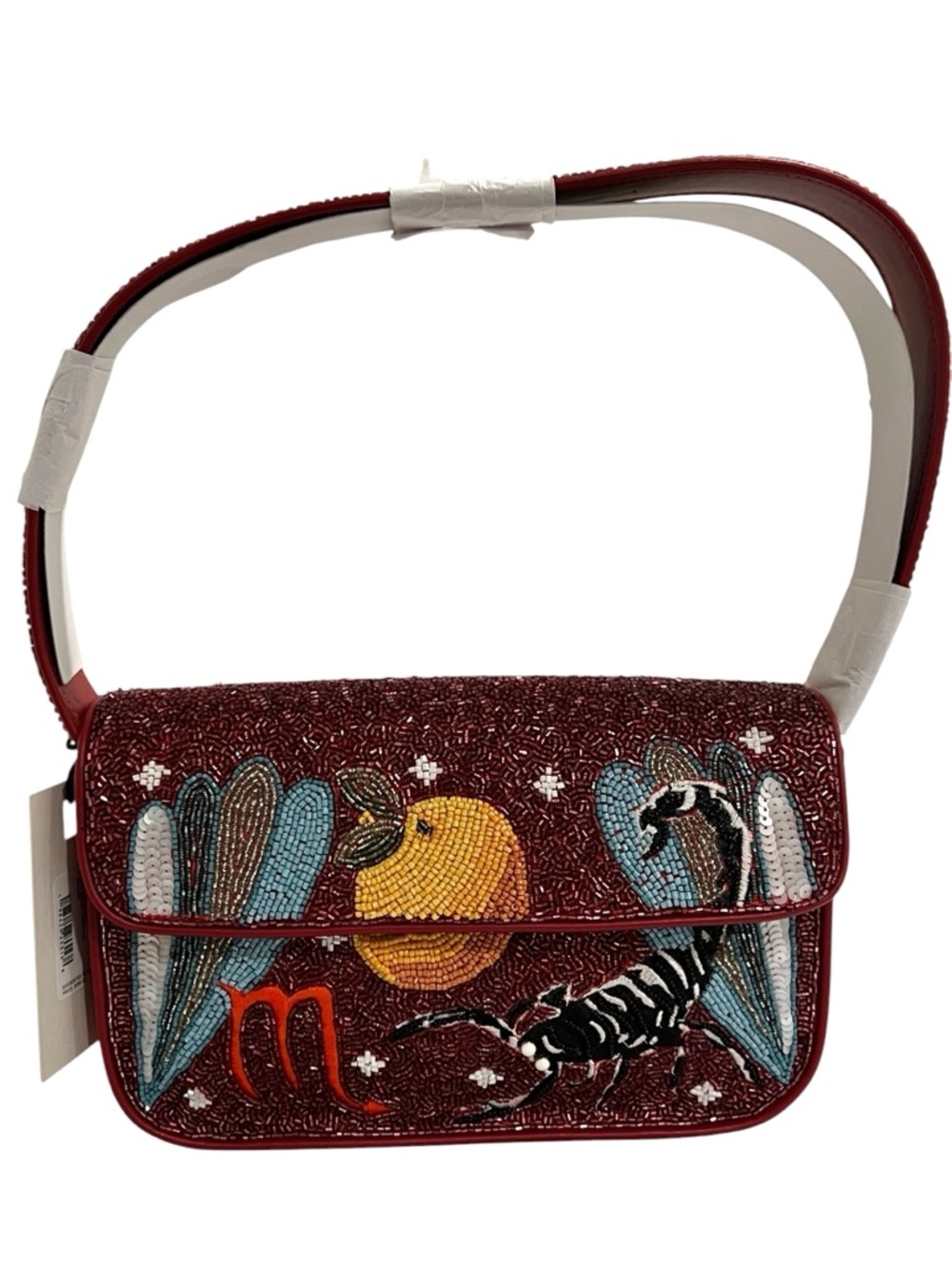 STAUD Tommy Zodiac Beaded Bag – Scorpio